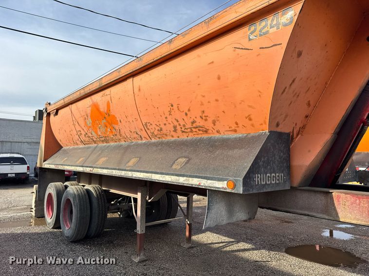 image for item DU3400 1989 Palmer  end dump trailer