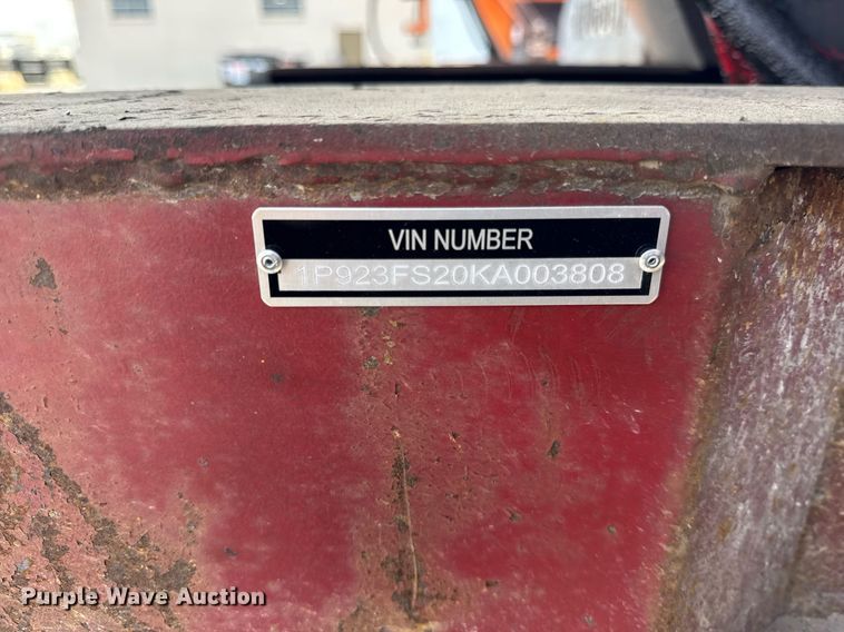 image for item DU3400 1989 Palmer  end dump trailer