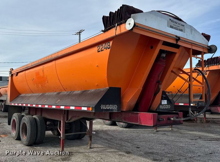 image for item DU3401 1989 Palmer end dump trailer