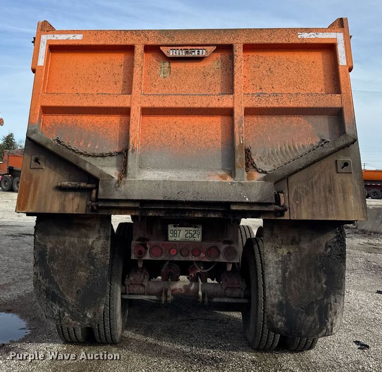 image for item DU3401 1989 Palmer end dump trailer