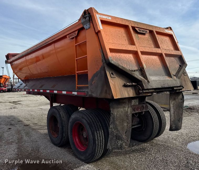 image for item DU3401 1989 Palmer end dump trailer