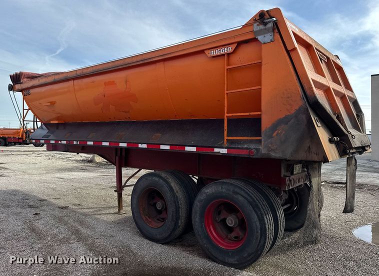 image for item DU3401 1989 Palmer end dump trailer