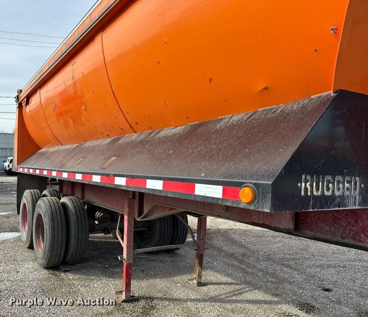 image for item DU3401 1989 Palmer end dump trailer