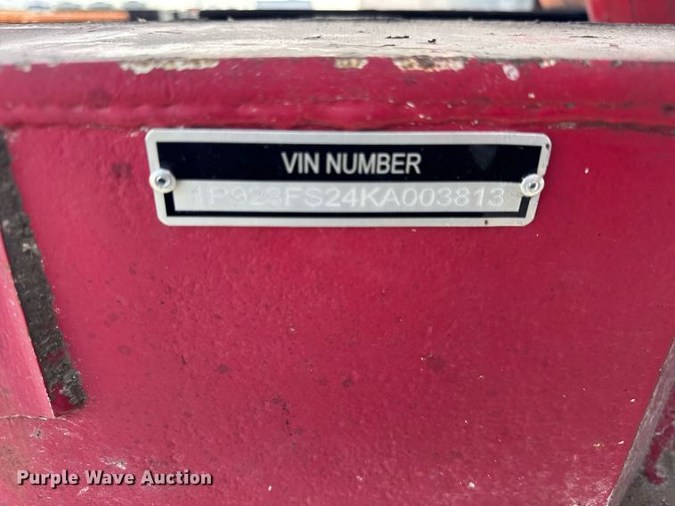 image for item DU3401 1989 Palmer end dump trailer