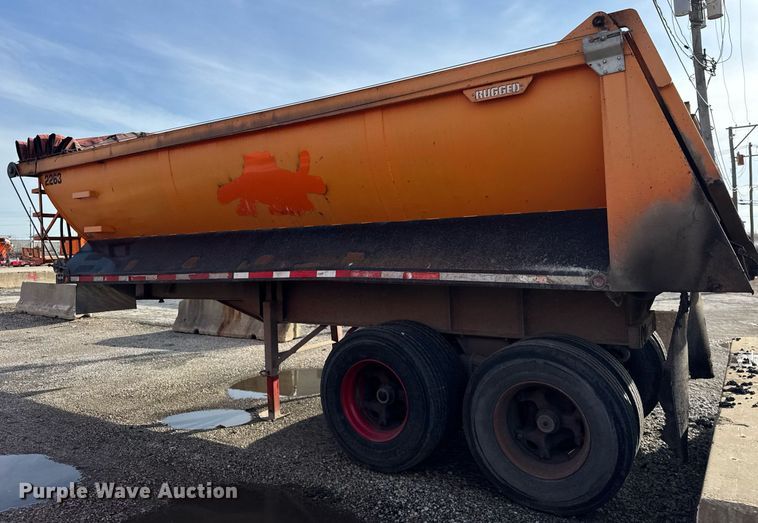 image for item DU3402 1989 Palmer  end dump trailer