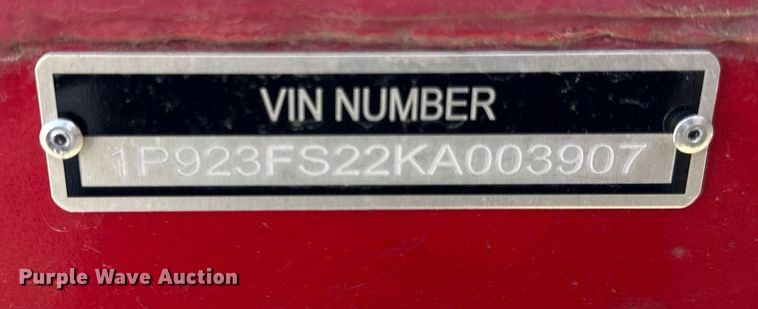 image for item DU3402 1989 Palmer  end dump trailer