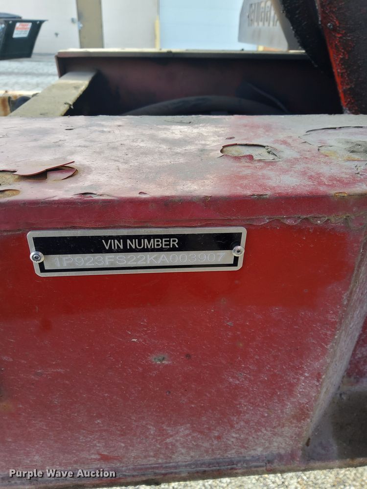 image for item DU3402 1989 Palmer  end dump trailer