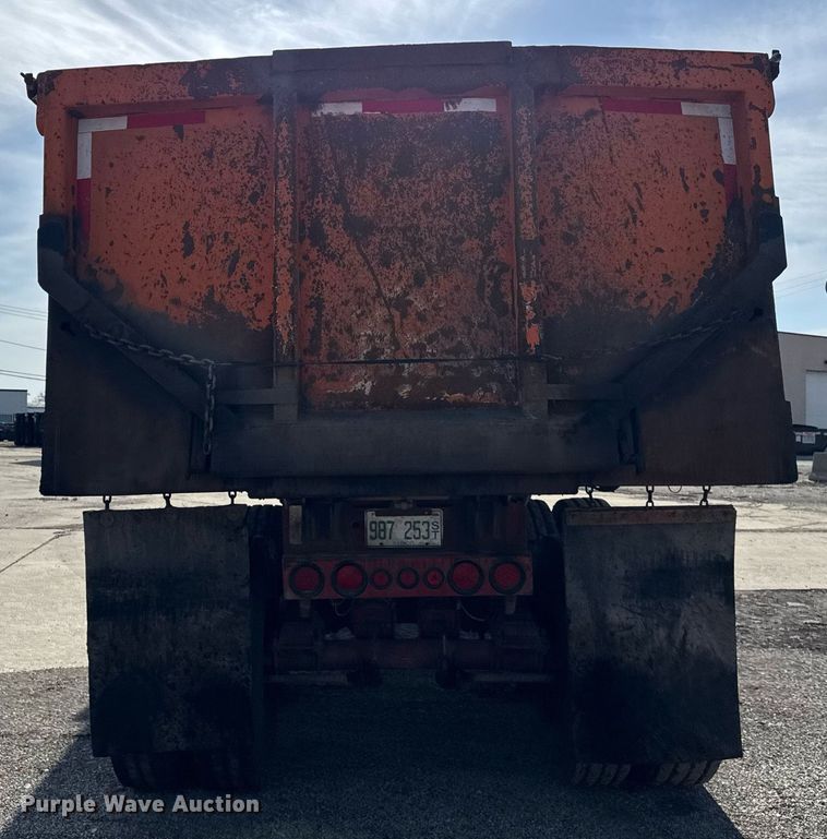 image for item DU3404 1989 Palmer end dump trailer