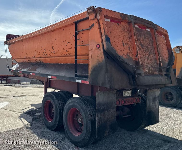 image for item DU3404 1989 Palmer end dump trailer