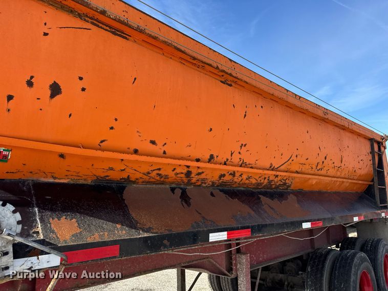 image for item DU3404 1989 Palmer end dump trailer