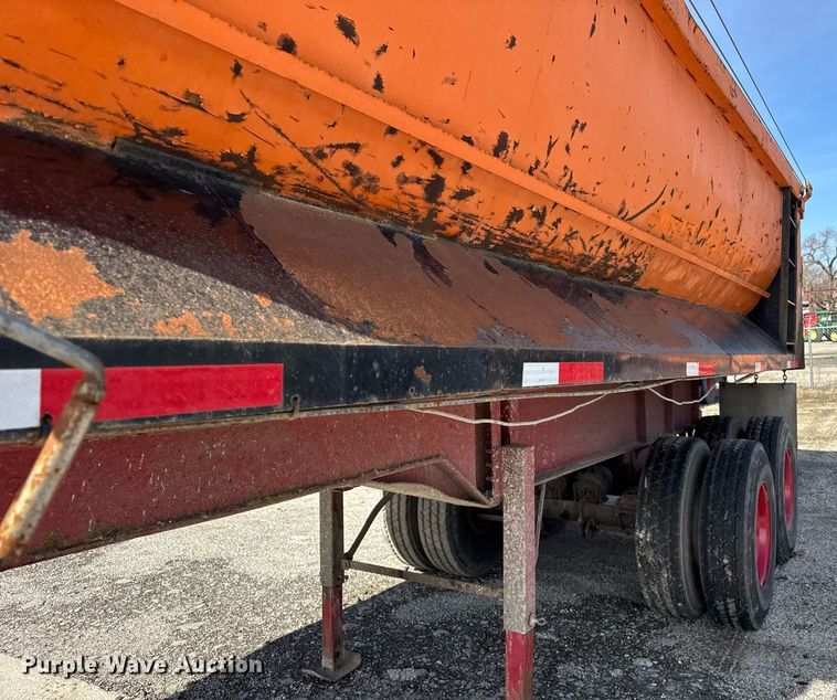 image for item DU3404 1989 Palmer end dump trailer