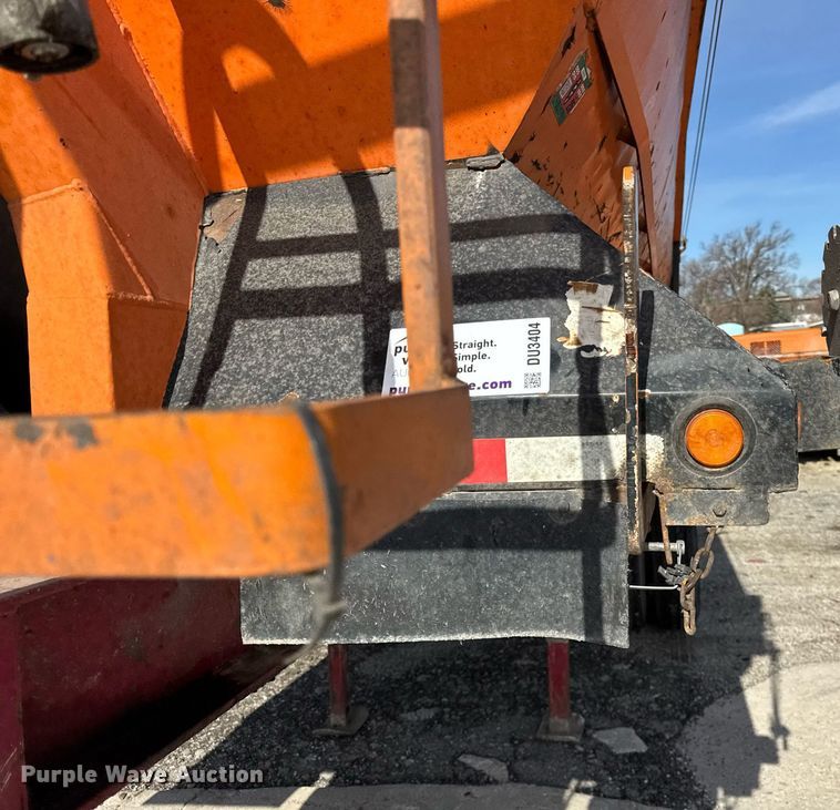 image for item DU3404 1989 Palmer end dump trailer