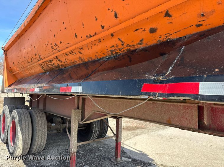 image for item DU3404 1989 Palmer end dump trailer