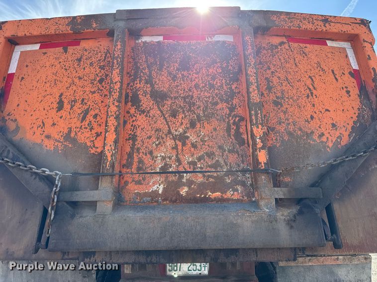 image for item DU3404 1989 Palmer end dump trailer