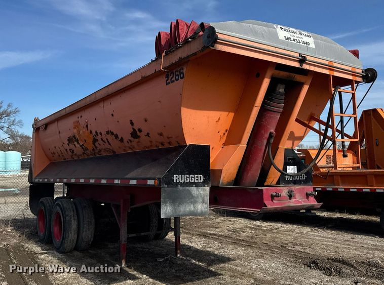 image for item DU3405 1989 Palmer end dump trailer