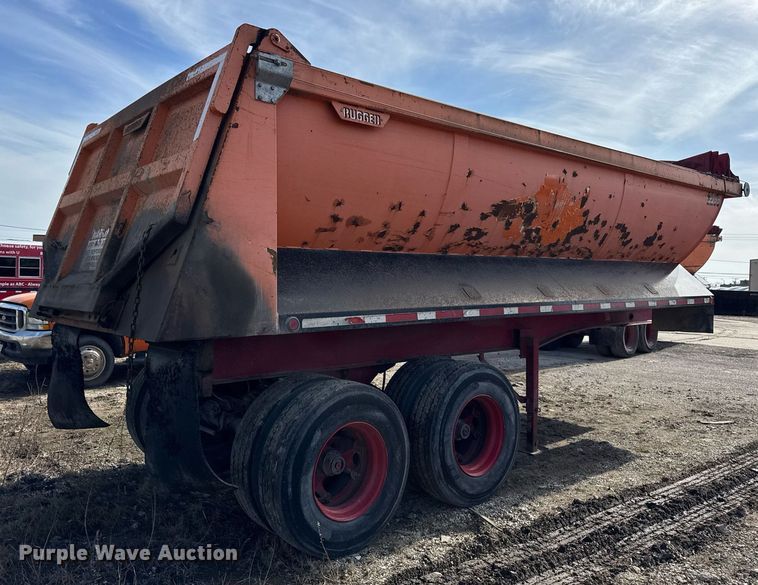 image for item DU3405 1989 Palmer end dump trailer