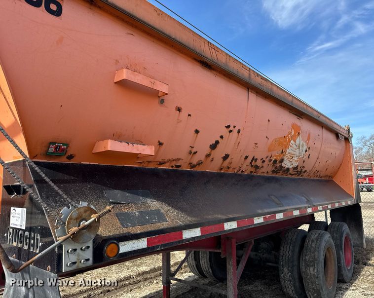 image for item DU3405 1989 Palmer end dump trailer