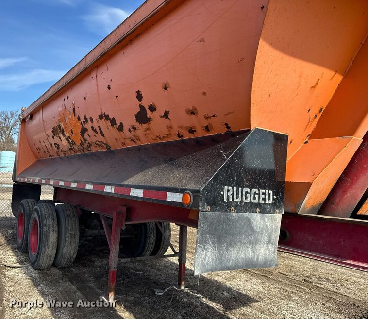 image for item DU3405 1989 Palmer end dump trailer