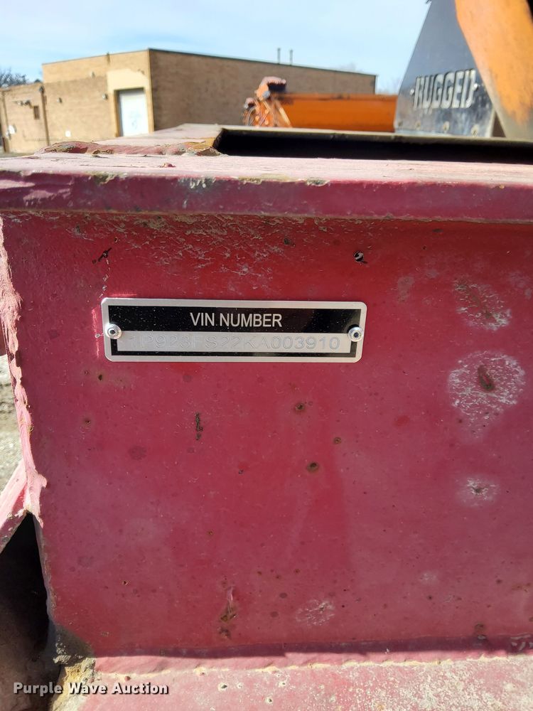 image for item DU3405 1989 Palmer end dump trailer