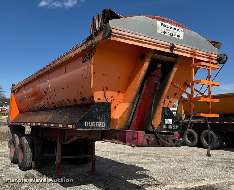 image for item DU3407 1989 Palmer end dump trailer