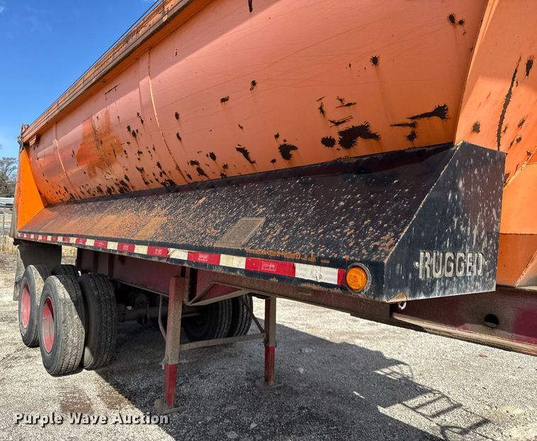 image for item DU3407 1989 Palmer end dump trailer
