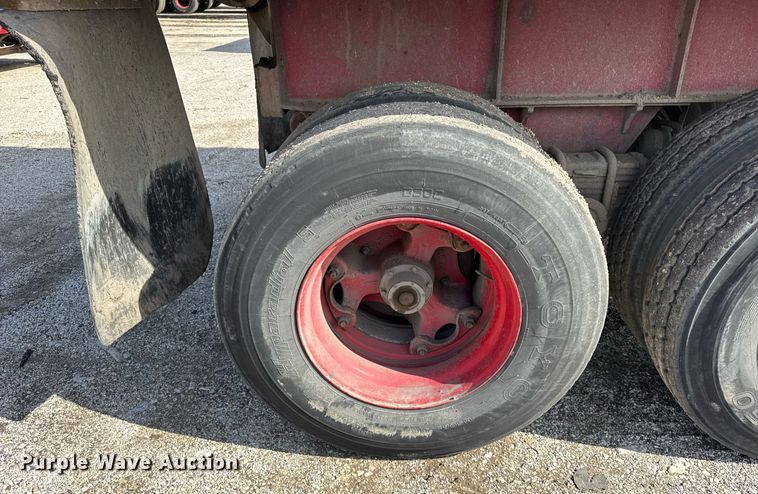 image for item DU3407 1989 Palmer end dump trailer