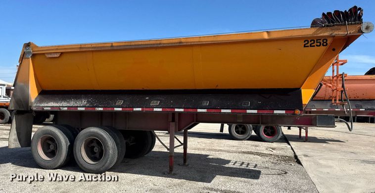 image for item DU3408 1989 Palmer  end dump trailer