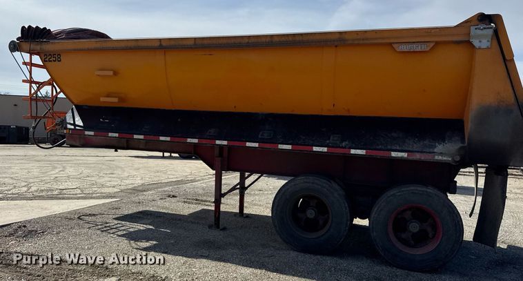 image for item DU3408 1989 Palmer  end dump trailer