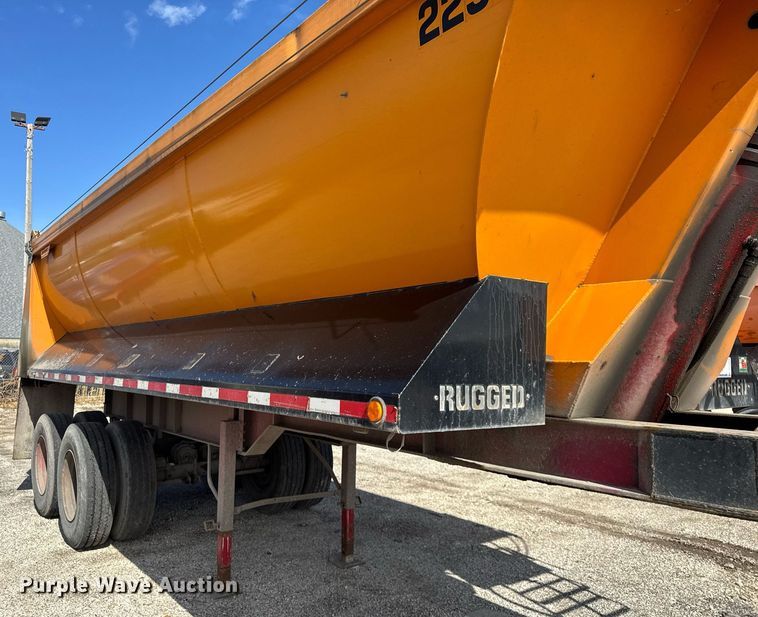 image for item DU3408 1989 Palmer  end dump trailer