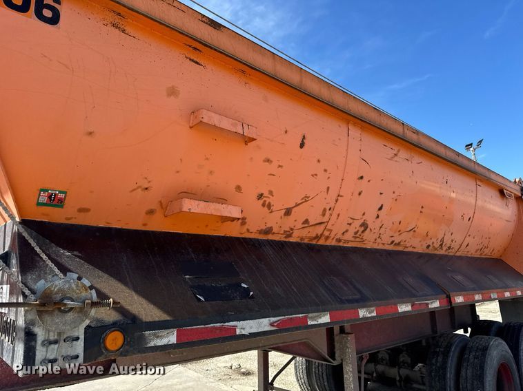 image for item DU3409 1989 Palmer end dump trailer