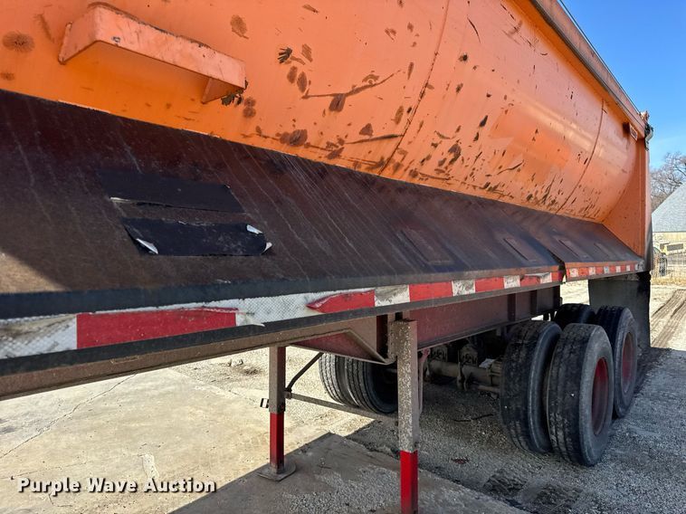 image for item DU3409 1989 Palmer end dump trailer