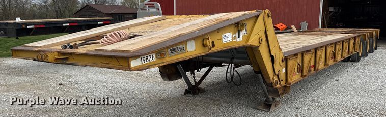 image for item DU3442 1978 Load King 353LFP lowboy equipment trailer