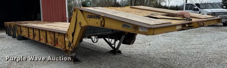 image for item DU3442 1978 Load King 353LFP lowboy equipment trailer