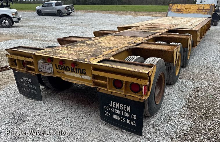 image for item DU3442 1978 Load King 353LFP lowboy equipment trailer