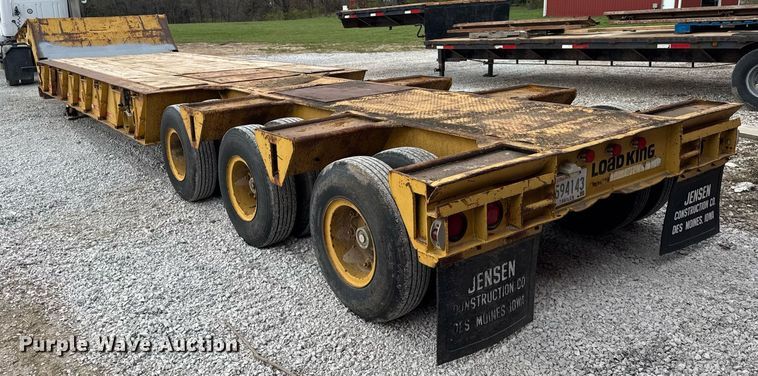 image for item DU3442 1978 Load King 353LFP lowboy equipment trailer