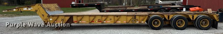 image for item DU3442 1978 Load King 353LFP lowboy equipment trailer
