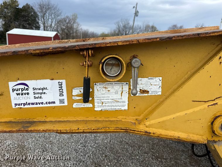 image for item DU3442 1978 Load King 353LFP lowboy equipment trailer