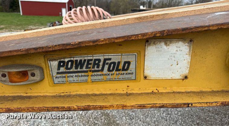 image for item DU3442 1978 Load King 353LFP lowboy equipment trailer