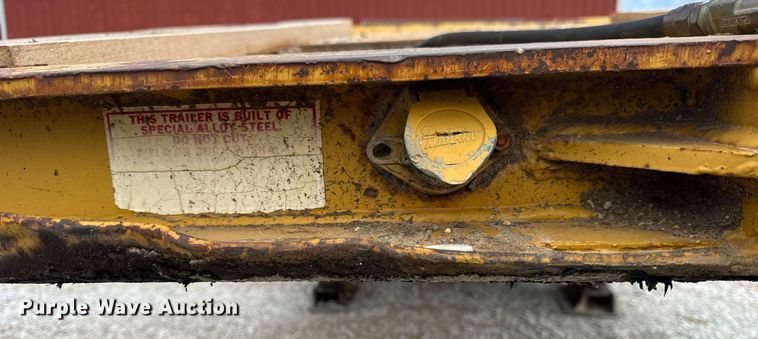 image for item DU3442 1978 Load King 353LFP lowboy equipment trailer