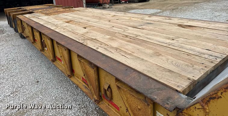 image for item DU3442 1978 Load King 353LFP lowboy equipment trailer