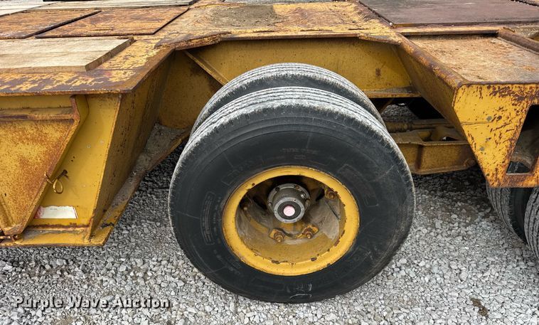 image for item DU3442 1978 Load King 353LFP lowboy equipment trailer