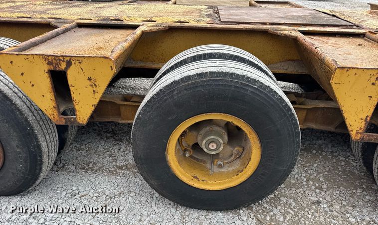 image for item DU3442 1978 Load King 353LFP lowboy equipment trailer