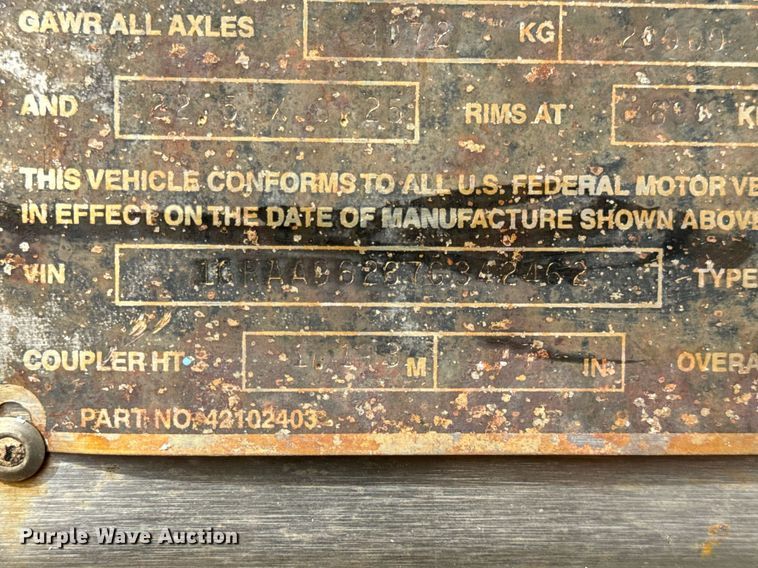 image for item DV1868 2007 Great Dane 7441T-SSL dry van trailer