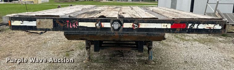 image for item DV1879 1989 Transcraft drop deck equipment trailer