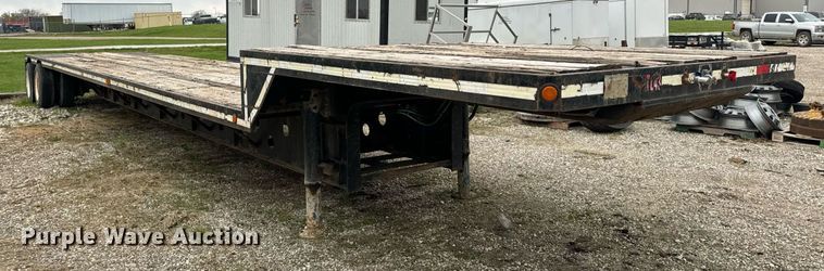 image for item DV1879 1989 Transcraft drop deck equipment trailer