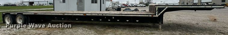 image for item DV1879 1989 Transcraft drop deck equipment trailer