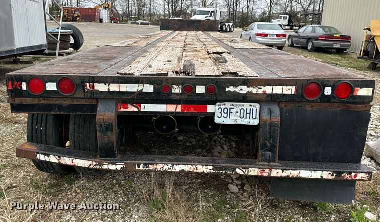 image for item DV1879 1989 Transcraft drop deck equipment trailer