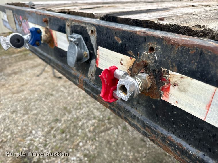 image for item DV1879 1989 Transcraft drop deck equipment trailer