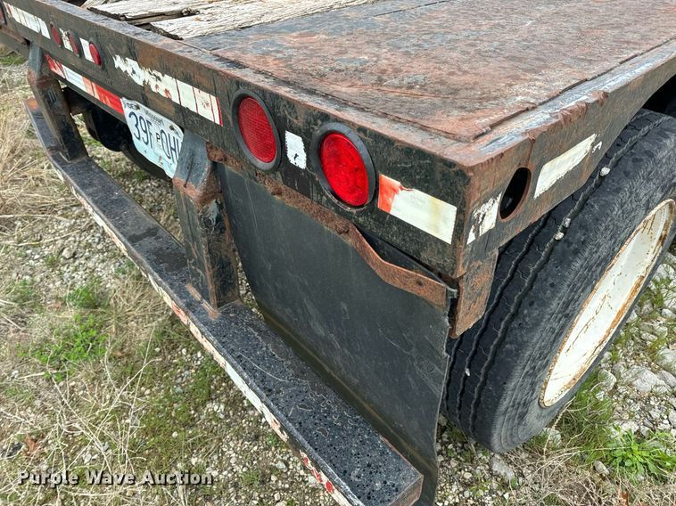 image for item DV1879 1989 Transcraft drop deck equipment trailer