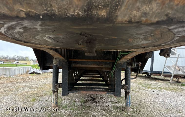 image for item DV1879 1989 Transcraft drop deck equipment trailer